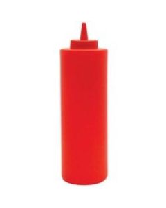 Winco Squeeze Bottle, 24 Oz, Red