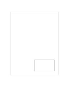 Office Depot Brand Integrated Labels, IL300, 3-1/2in x 2in, White, Pack Of 100 Labels