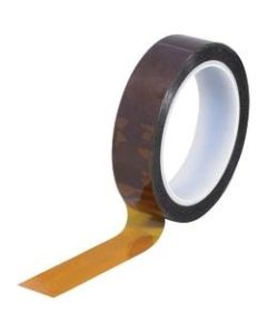 Kapton Sealing Tape, 3in Core, 1in x 108ft, 2 mils, Amber