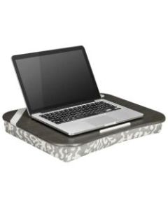 LapGear Designer Lap Desk, 17-3/4in x 13-3/4in, Gray Damask