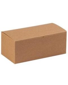 Office Depot Brand Gift Boxes, 10inL x 5inW x 4inH, 100% Recycled, Kraft, Case Of 100