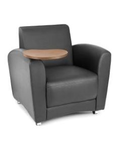 OFM InterPlay Series Single-Tablet Chair, Black/Bronze