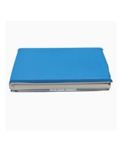 Peerless Plastics KinderMat Toddlers Mat, With Pillow, 3/4inH x 21inW x 46inD, Blue/Gray, Pre-K - Kindergarten