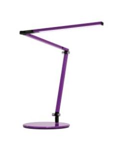 Koncept Z-Bar Mini LED Desk Lamp, Warm Light, 12-3/4inH, Purple