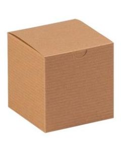 Office Depot Brand Gift Boxes, 4inL x 4inW x 4inH, 100% Recycled, Kraft, Case Of 100
