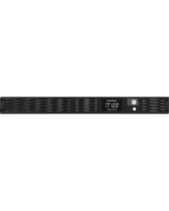 CyberPower PR500LCDRT1U Smart App Sinewave UPS Systems - 500VA/400W, 120 VAC, NEMA 5-15P, 1U, Rack / Tower, Sine Wave, 7 Outlets, LCD, PowerPanel Business, $400000 CEG, 3YR Warranty