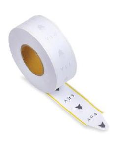 Tatco Take-a-number Ticket Roll - White - Paper - 2000/Pack