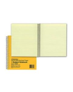 Rediform Brown Board Notebook, 6-7/8 x 8-1/4in, 1 Subject, 80 Sheets, Brown