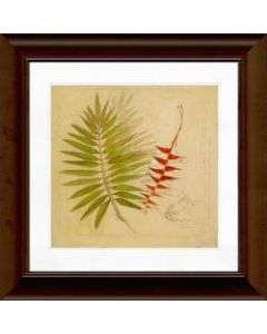 Timeless Frames Katrina Framed Floral Artwork, 12in x 12in, Brown, Botanical Study II