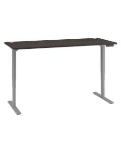 Bush Business Furniture Move 80 Series 72inW x 30inD Height Adjustable Standing Desk, Storm Gray/Cool Gray Metallic, Standard Delivery