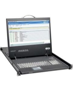 Tripp Lite Rack Console 1URM DVI, VGA for KVM Switch, 19in LCD 1080p Rackmount Console TAA - 1 Computer(s) - 19in LCD - Full HD - 1920 x 1080USB - 1 x DVI - Keyboard - TouchPad