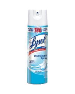 Lysol Disinfectant Spray, Crisp Linen Scent, 12.5 Oz Bottle, Case Of 12