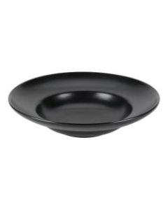 Foundry Mediterranean Pasta Bowls, 24 Oz, 12in, Black, Pack Of 6 Bowls