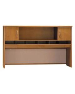 Bush Business Furniture Components 2 Door Hutch, 72inW, Natural Cherry/Graphite Gray, Standard Delivery