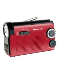 GPX WeatherX AM/FM Weatherband Radio With Flashlight, WR182R