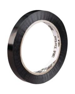 3M 860 Strapping Tape, 120 Yd., Black, Pack Of 12