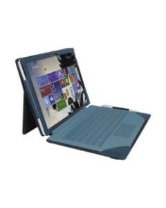 Urban Factory Elegant Folio Surface 3 Teal - Flip cover for tablet - faux leather - blue green - for Microsoft Surface Pro 4