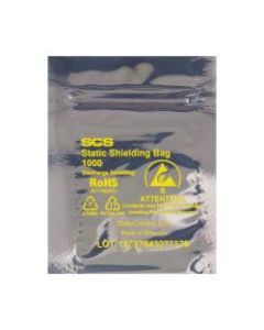Office Depot Brand Reclosable Static Shielding Bags, 4 x 7in, Transparent, Case Of 100