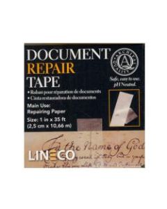 Lineco Document Repair Tape, 1in x 420in, Pack Of 2