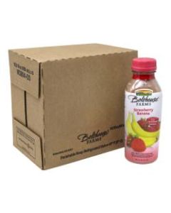 Bolthouse Farms Strawberry Banana 100% Fruit Juice Smoothies, 15.2 Fl Oz, Box Of 6 Smoothies