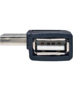 Tripp Lite USB 2.0 High Speed Adapter Reversible A to Right Angle A M/F - (Reversible A to Right Angle A M/F)