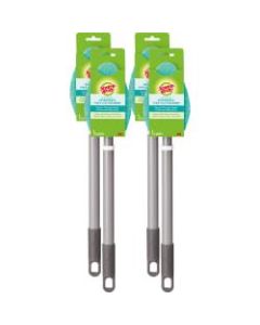 3M Bath Scrubber - 24in Handle Length - Plastic Handle - 4 / Carton