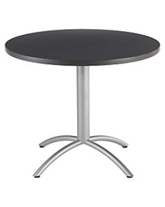 Iceberg CafeWorks Cafe Table, Round, 30in x 36inW, Graphite