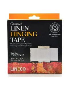 Lineco Gummed Linen Tape, 1in x 1,800, White