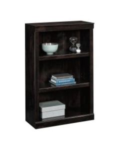 Realspace 45inH 3-Shelf Bookcase, Peppered Black