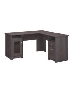 Bush Furniture Cabot L Shaped Desk, Heather Gray, Standard Delivery