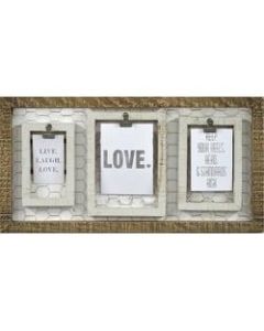 PTM Images Photo Frame, Chicken White, 24 1/2inH x 1inW x 12 1/2inD, Sand
