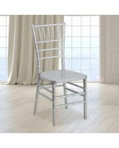 Flash Furniture HERCULES PREMIUM Series Stacking Chiavari Chair, Silver