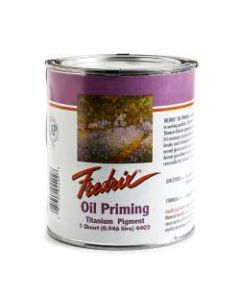 Fredrix Titanium Dioxide Oil Priming Compound, 1 Quart