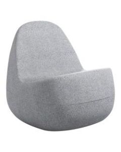 HON Skip Plastic Lounge Chair, Gray