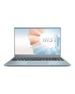 MSI Modern 14 B11MO-037 14in Rugged Gaming Notebook  - 1920 x 1080 - Intel Core i7 (11th Gen) i7-1165G7 900 MHz - 8 GB RAM - 512 GB SSD - Blue Stone - Windows 10 Home - Intel Iris Xe Graphics