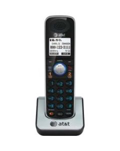 AT&T TL86009 DECT 6.0 Accessory Handset for AT&T TL86109, Black - Cordless - Headset Port - Silver