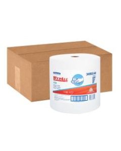 Kimberly-Clark WYPALL X60 Wipers Jumbo Roll, Unscented, 12 1/2in x 13 2/5in