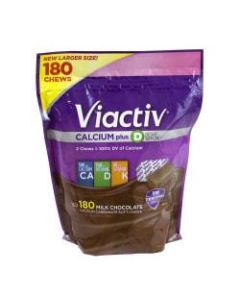 Viactiv Calcium Plus D Milk Chocolate Soft Chews, Pack Of 180