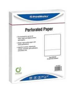 Paris Printworks Professional Specialty Paper, Letter Size (8-1/2in x 11in), 92 Brightness, 20 Lb, White, 500 Sheets Per Ream, Carton Of 5 Reams