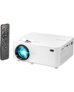 Technaxx Beamer TX-113 LCD Projector - 16:9 - White - 800 x 480 - Front - 480p - 40000 Hour Normal ModeVGA - 2,000:1 - 1800 lm - HDMI - USB