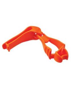 Ergodyne Squids 3405 Glove Grabbers With Belt Clips, Orange, Pack Of 6 Grabbers