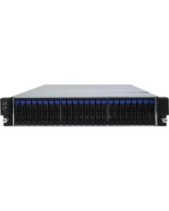 Gigabyte R270-T65 2U Rack-mountable Server - 2 x Cavium ThunderX_ST 2 GHz - Serial ATA/600 Controller - 2 Processor Support - 512 GB RAM Support - ASPEED AST2400 Graphic Card - 40 Gigabit Ethernet - 24 x SFF Bays - Hot Swappable Bays