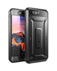 i-Blason Carrying Case (Holster) Apple iPhone 8 Plus Smartphone - Black - Shock Absorbing - Polycarbonate - Holster, Belt Clip