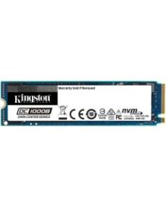 Kingston DC1000B 240 GB Solid State Drive - M.2 2280 Internal - PCI Express NVMe (PCI Express NVMe 3.0 x4) - Server Device Supported - 0.5 DWPD - 248 TB TBW - 2200 MB/s Maximum Read Transfer Rate - 256-bit Encryption Standard - 5 Year Warranty