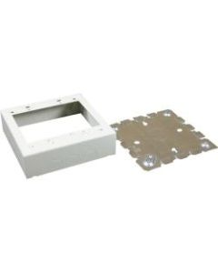 C2G Wiremold 700 Double Gang Switch and Receptacle Box Fitting - 2-gang - Steel