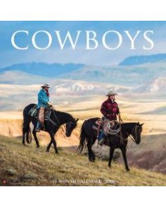 Willow Creek Press Hobbies Monthly Wall Calendar, 12in x 12in, Cowboys, January To December 2022