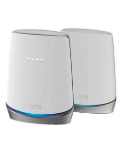 Netgear Orbi CBK752 Wi-Fi 6 Mesh Wi-Fi System With Built-In Cable Modem, Pack Of 2 Devices, CBK752-100NAS