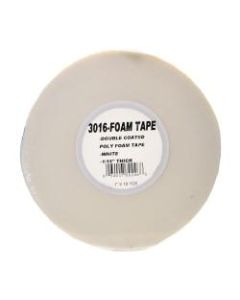 Pro Tapes Foam Tape, 1/16in, 1in x 648in, White