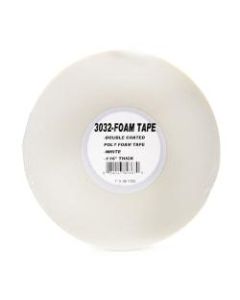 Pro Tapes Foam Tape, 1/32in, 1in x 1,296in, White