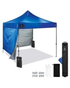 Ergodyne SHAX 6051 Heavy-Duty Pop-Up Tent Kit, 10ft x 10ft, Blue